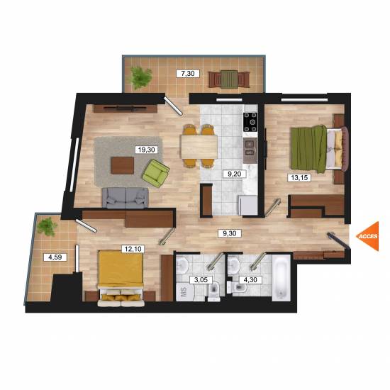 Apartament 1